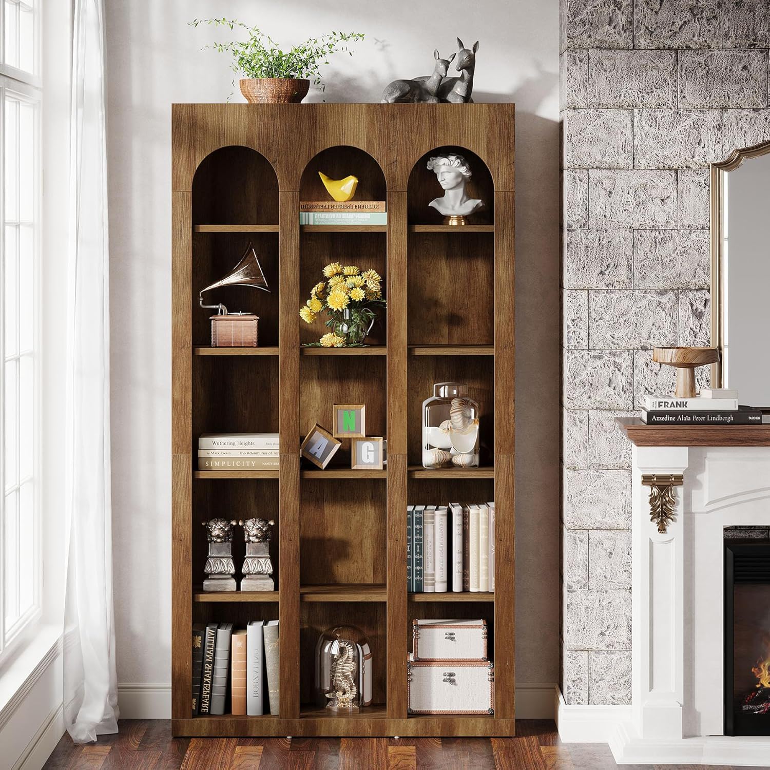The Collector's Arch Bookcase
