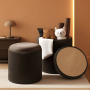 The Noir Storage Ottoman (Set of 2)