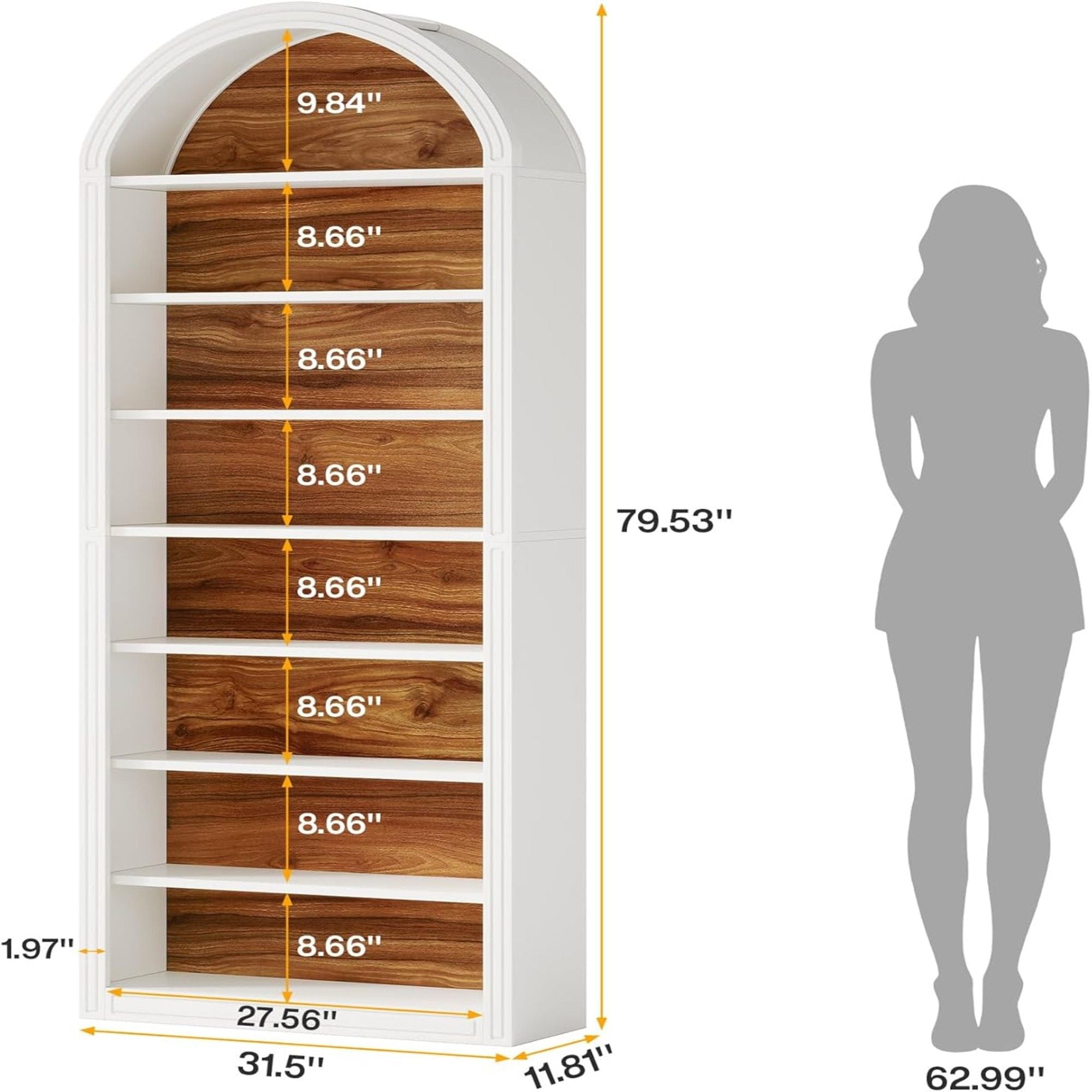 The Grand Arch Bookcase