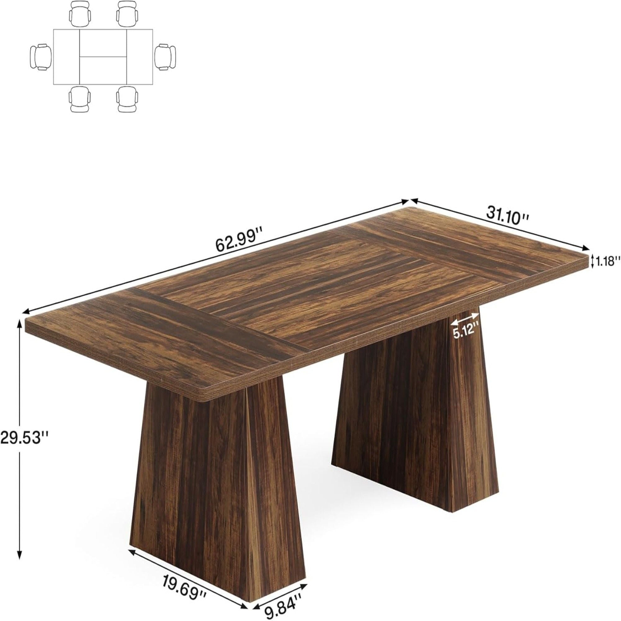 Noir Executive Desk