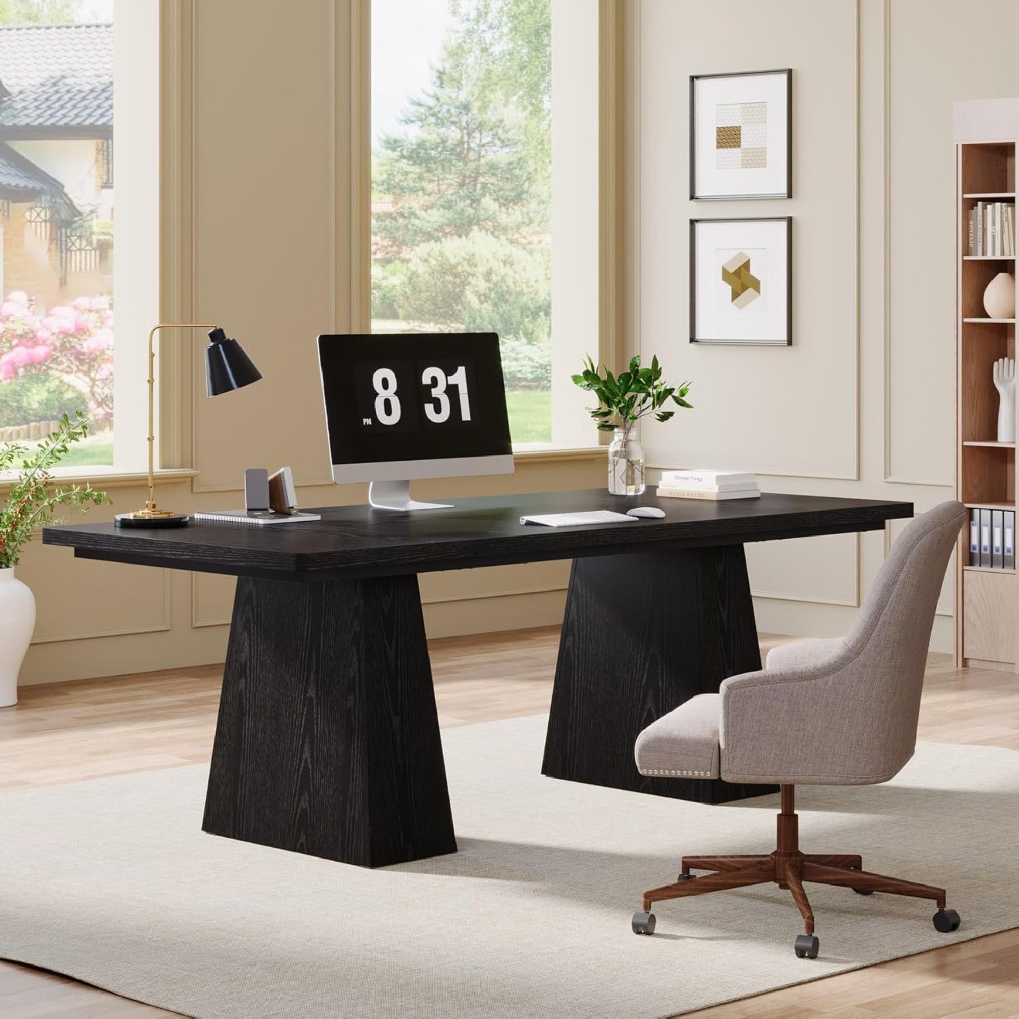 Noir Executive Desk
