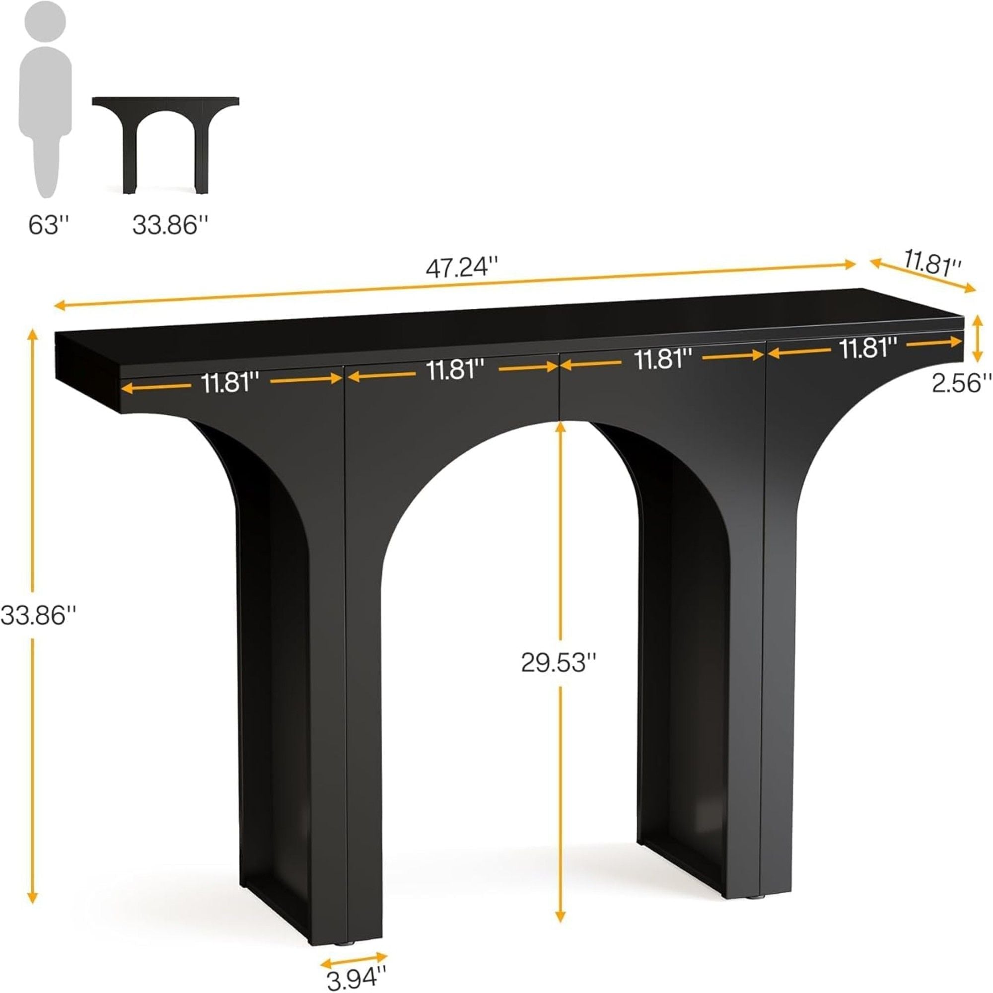 The Noir Arch Console