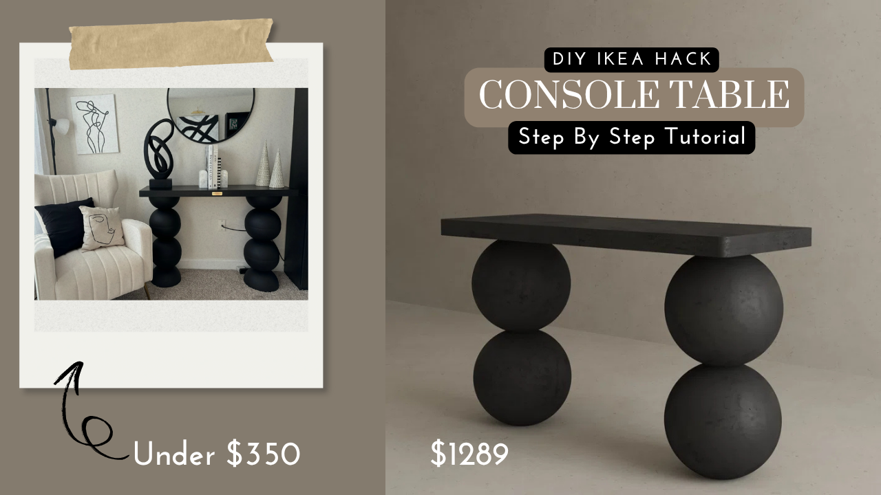 Load video: DIY Furniture Tutorial: Console Table
