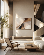 Earthen Form Framed Canvas