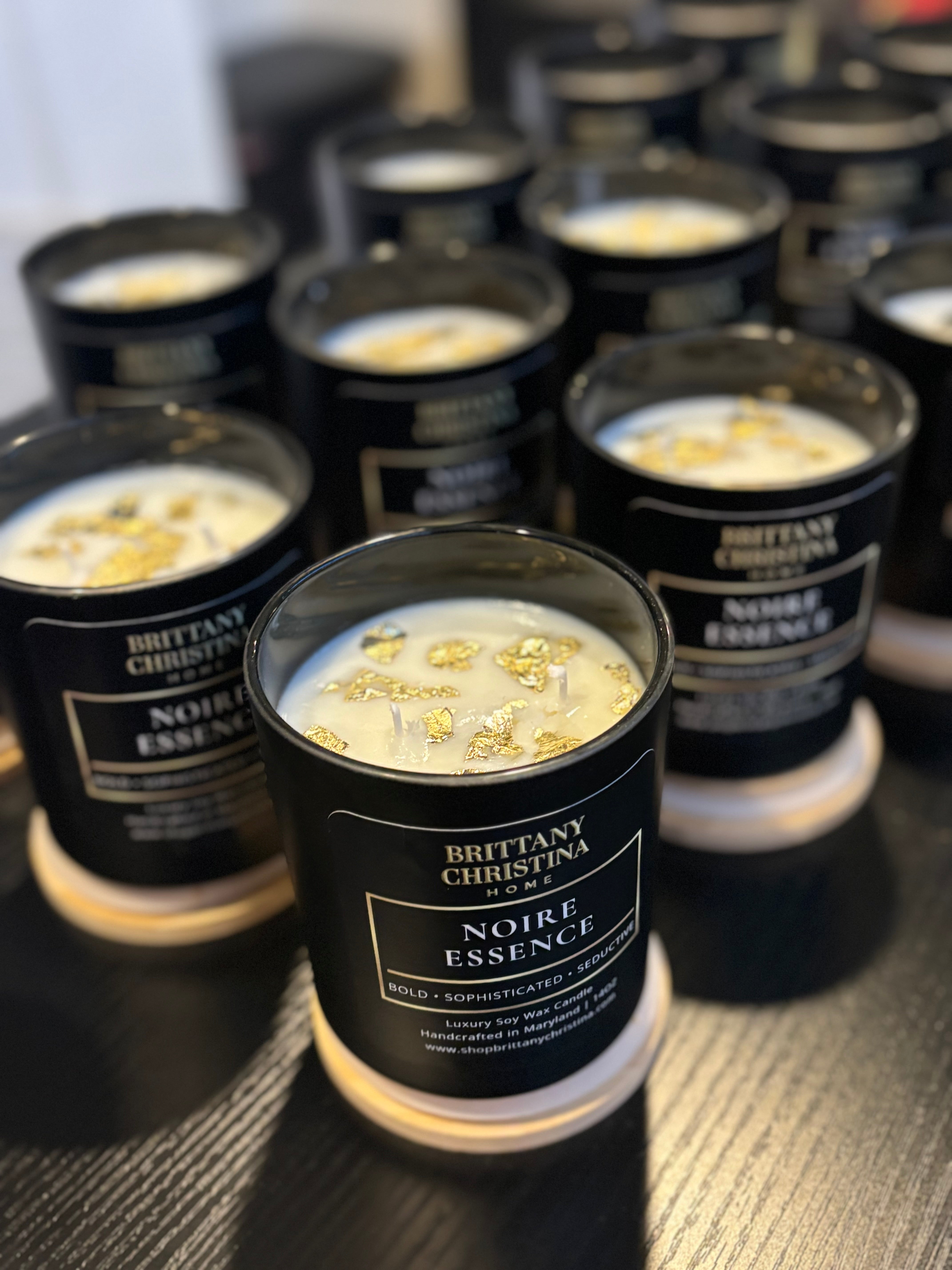 Noire Essence Luxury Soy Wax Candle – Brittany Christina Home