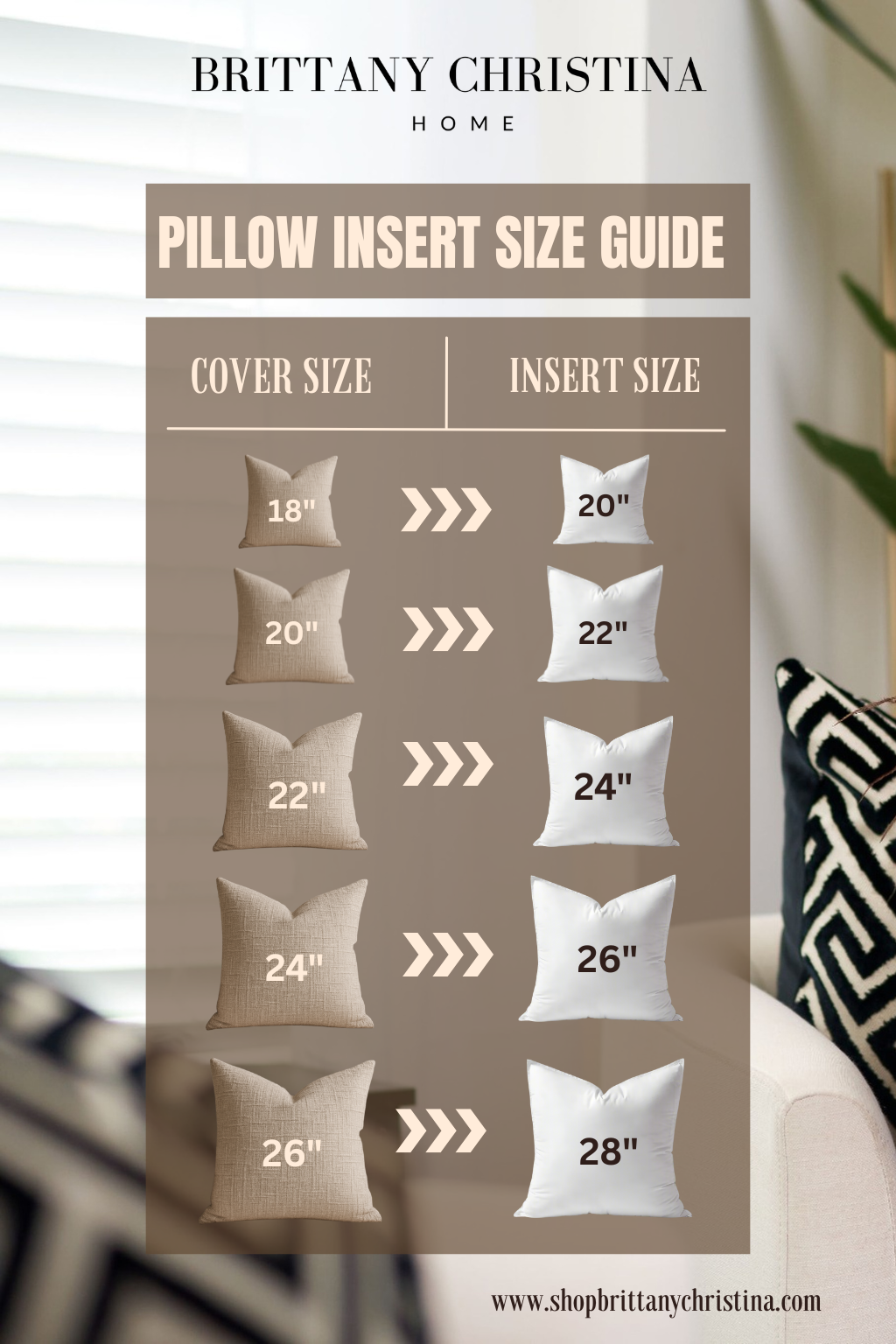 24x24 Feather-Down Pillow Insert
