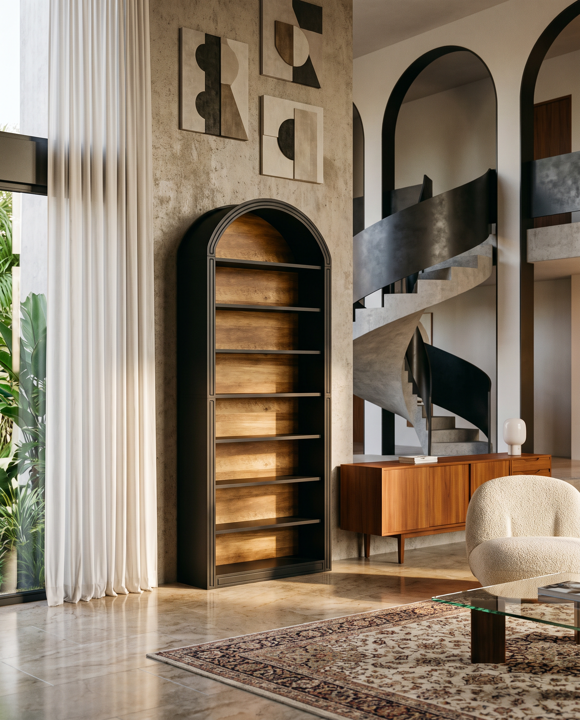 The Grand Arch Bookcase
