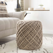 Interwoven Sculpture Ottoman: Sand Edition
