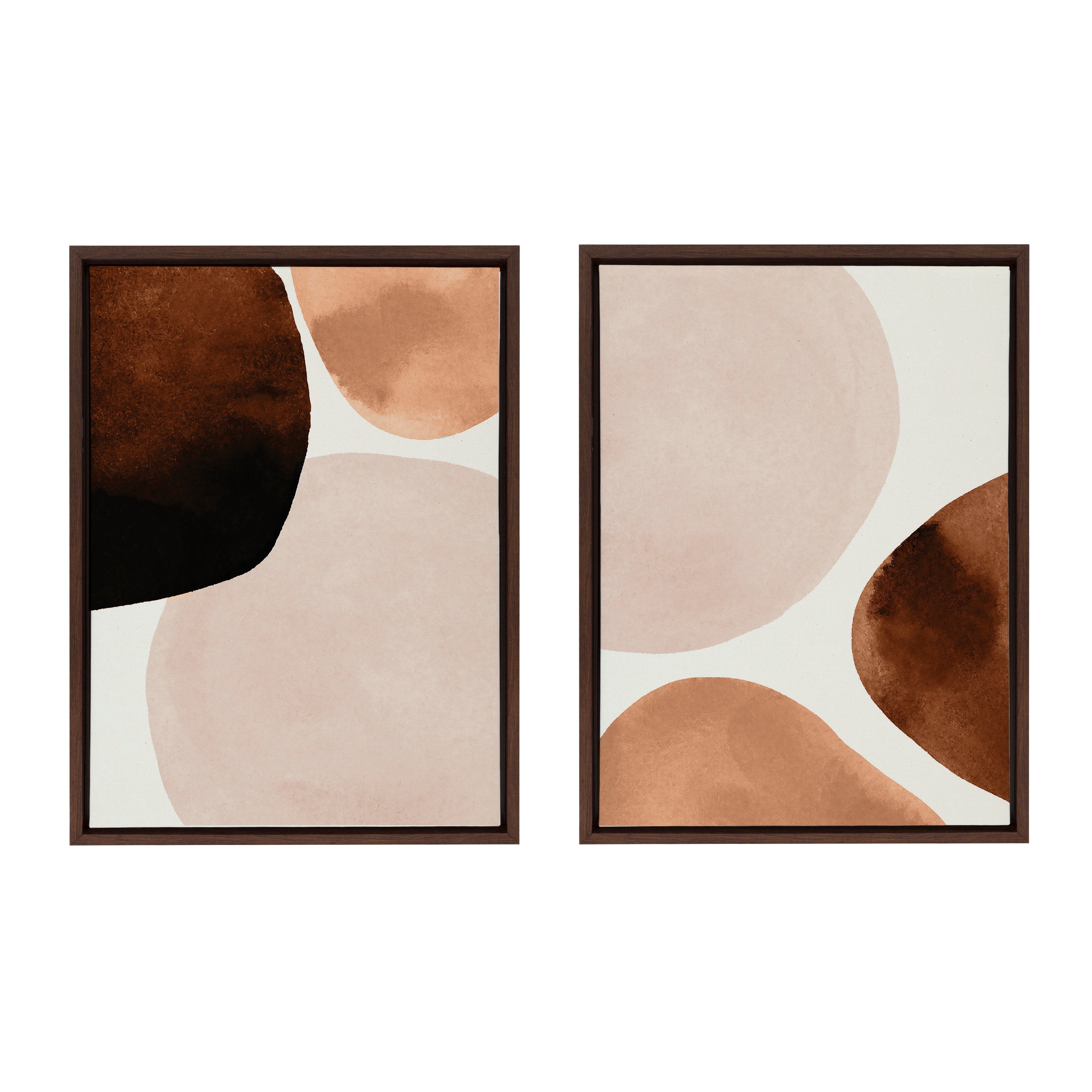 Dialogue I & II Framed Canvas Set