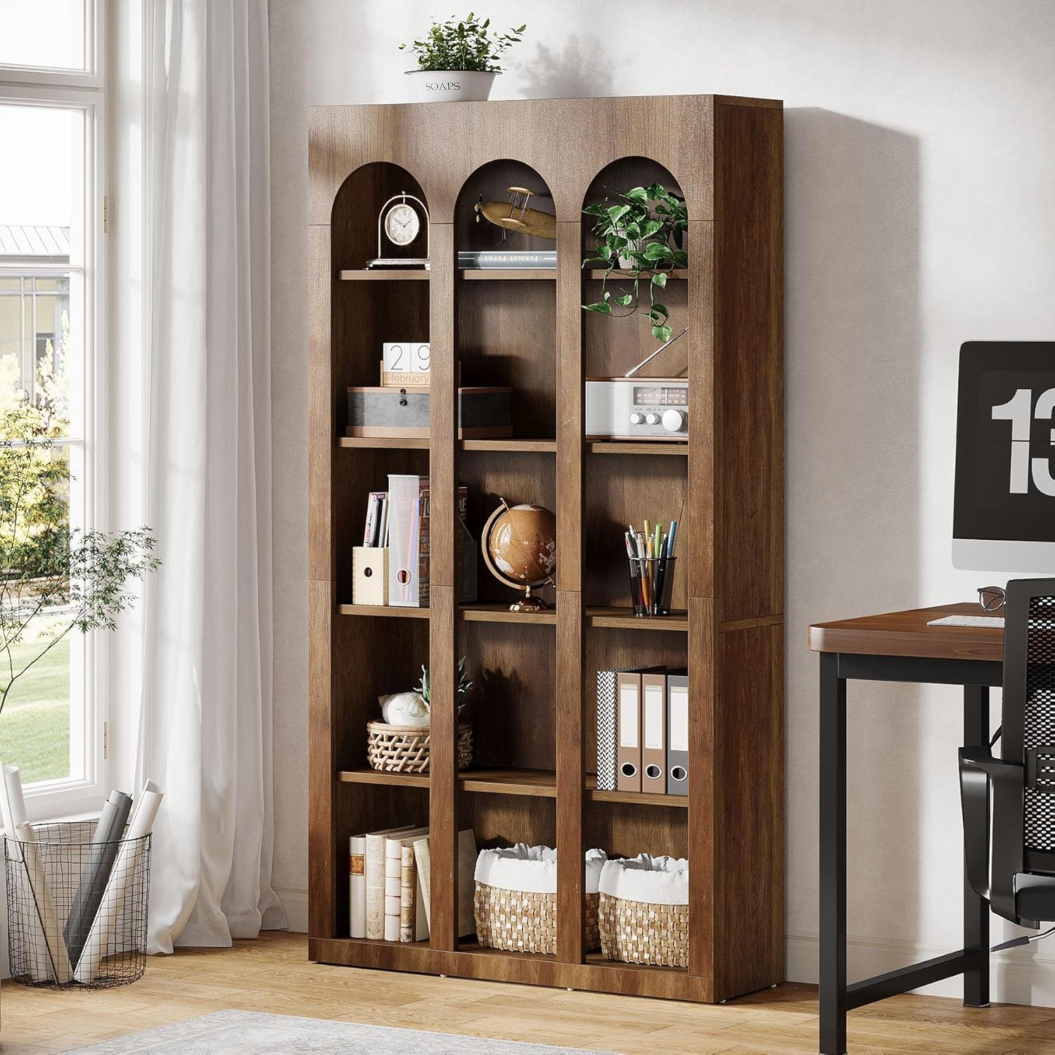 The Collector's Arch Bookcase