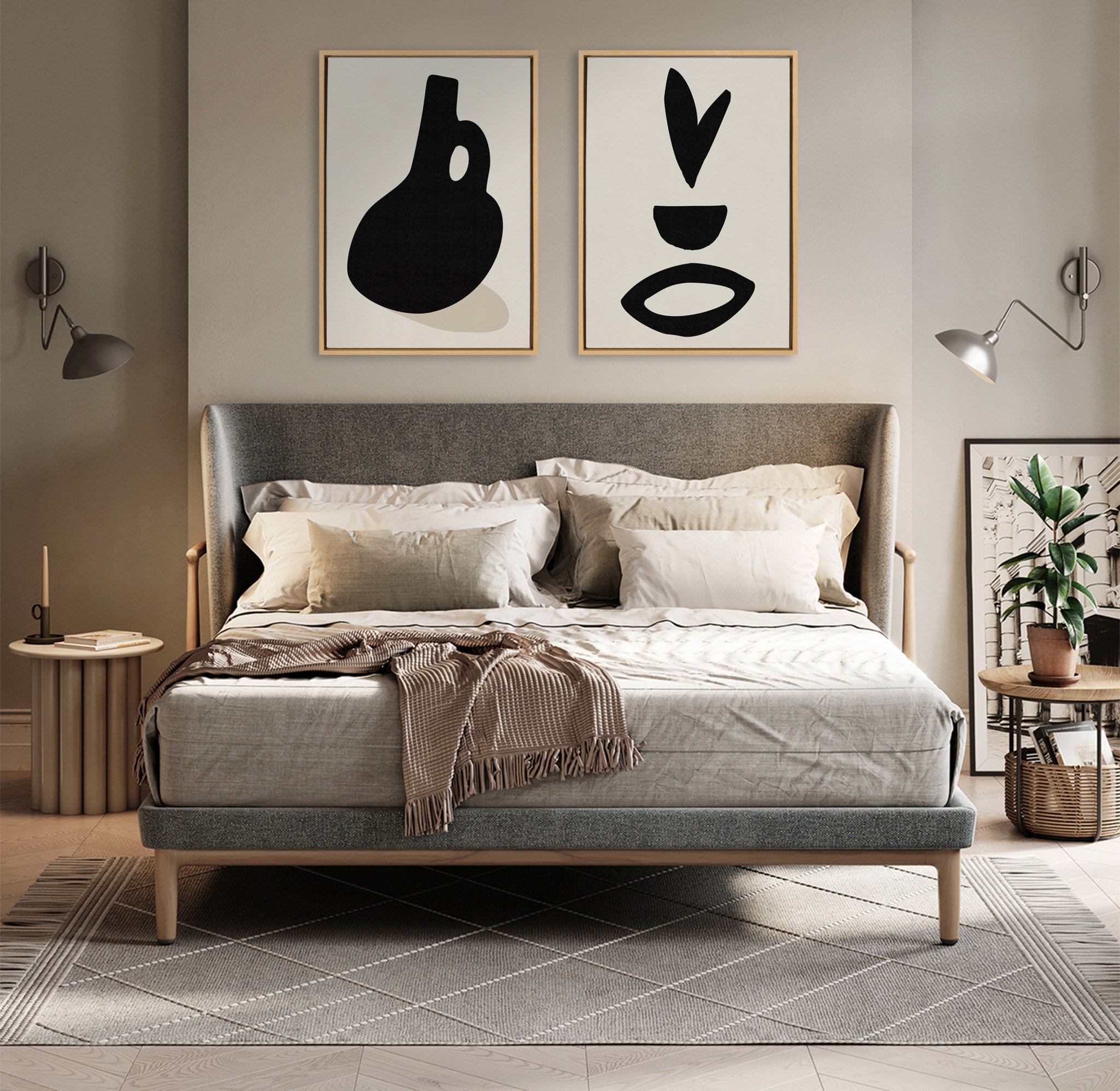 Objects of Quiet Framed Canvas Set