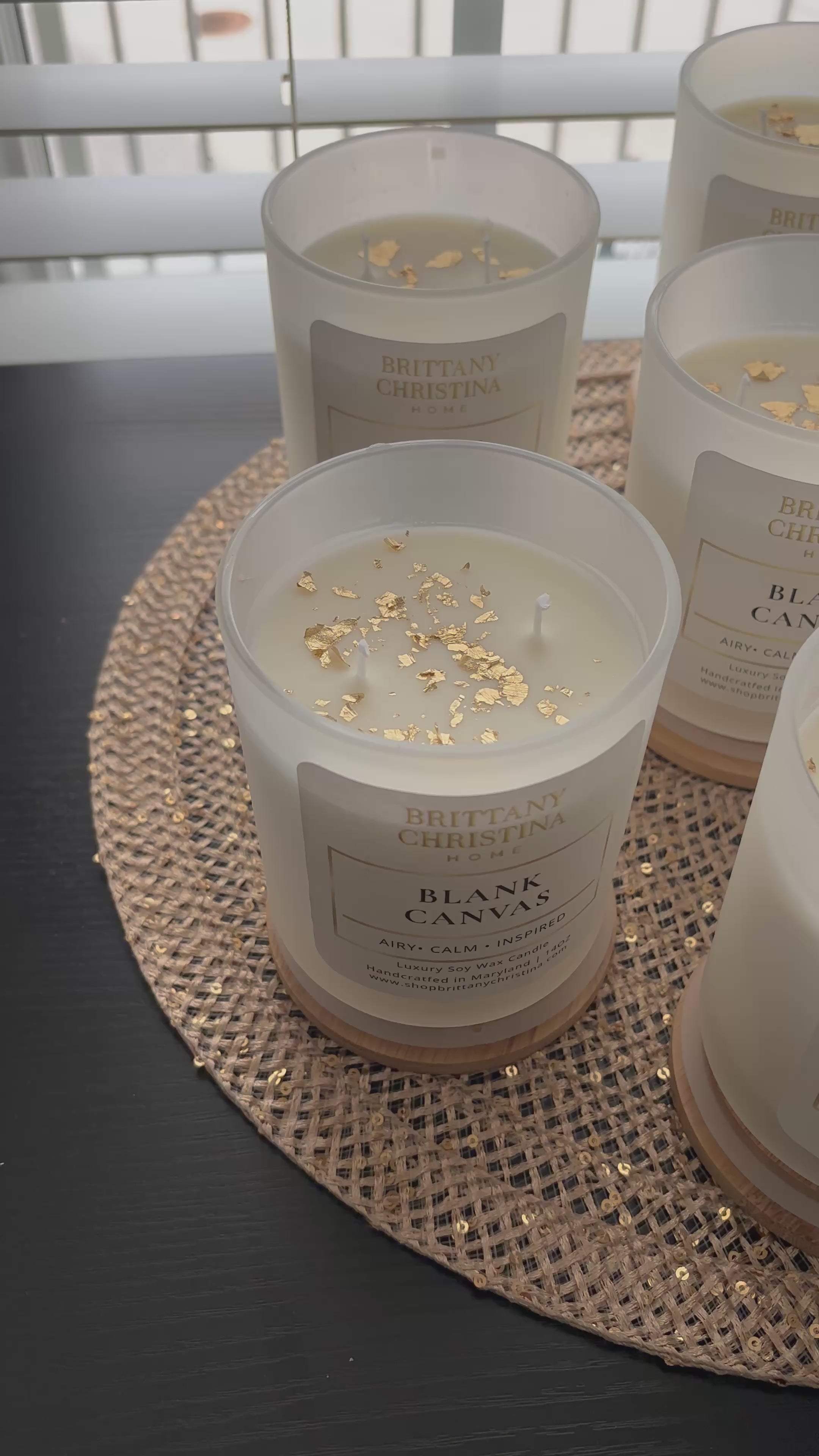 Load video: Blank Canvas Luxury Candle
