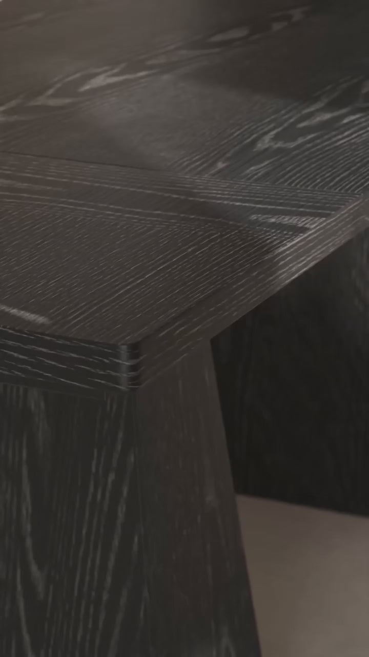 Load video: Noir Executive Desk