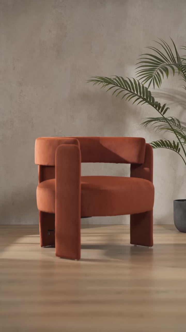 Terracotta Sculpt Chair