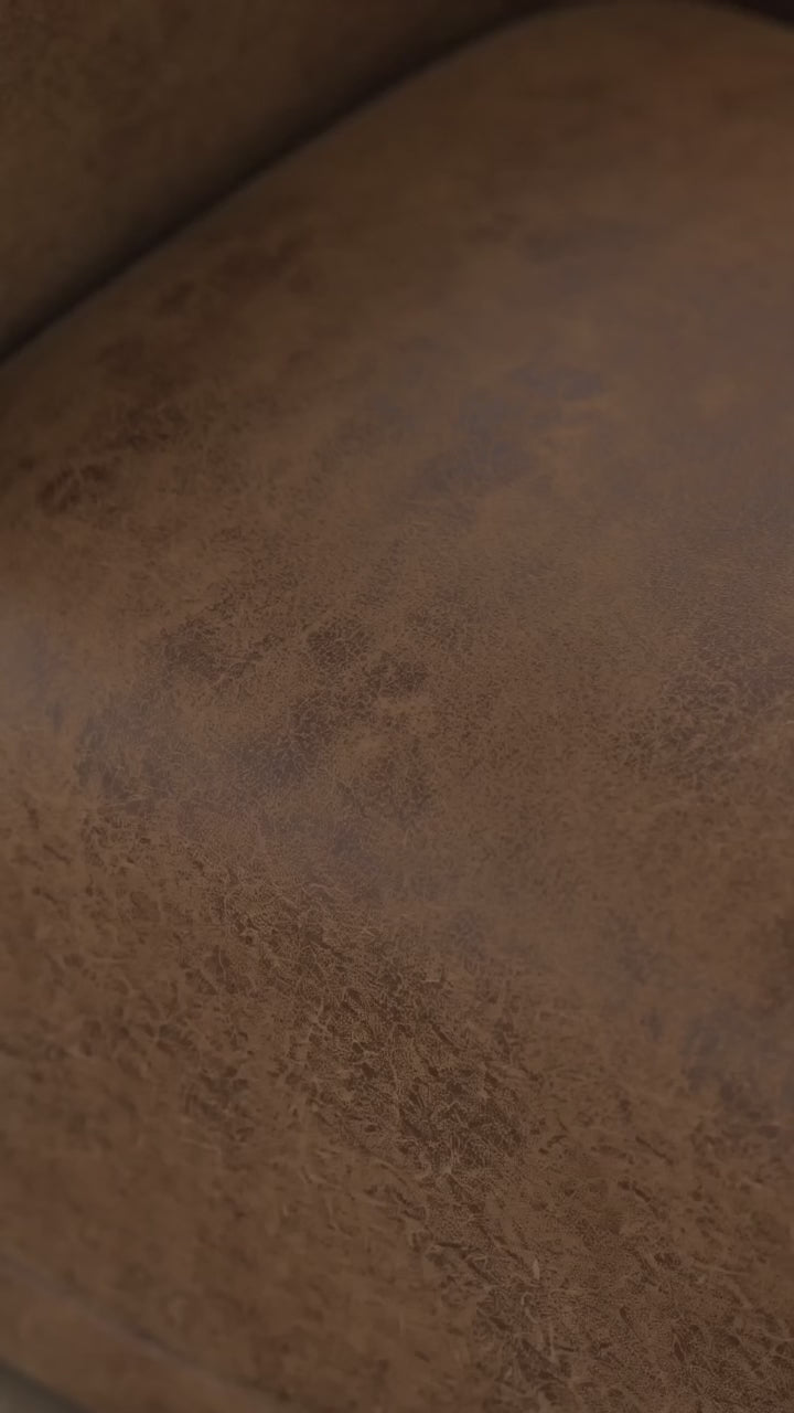 Load video: Saddle Swivel Chair