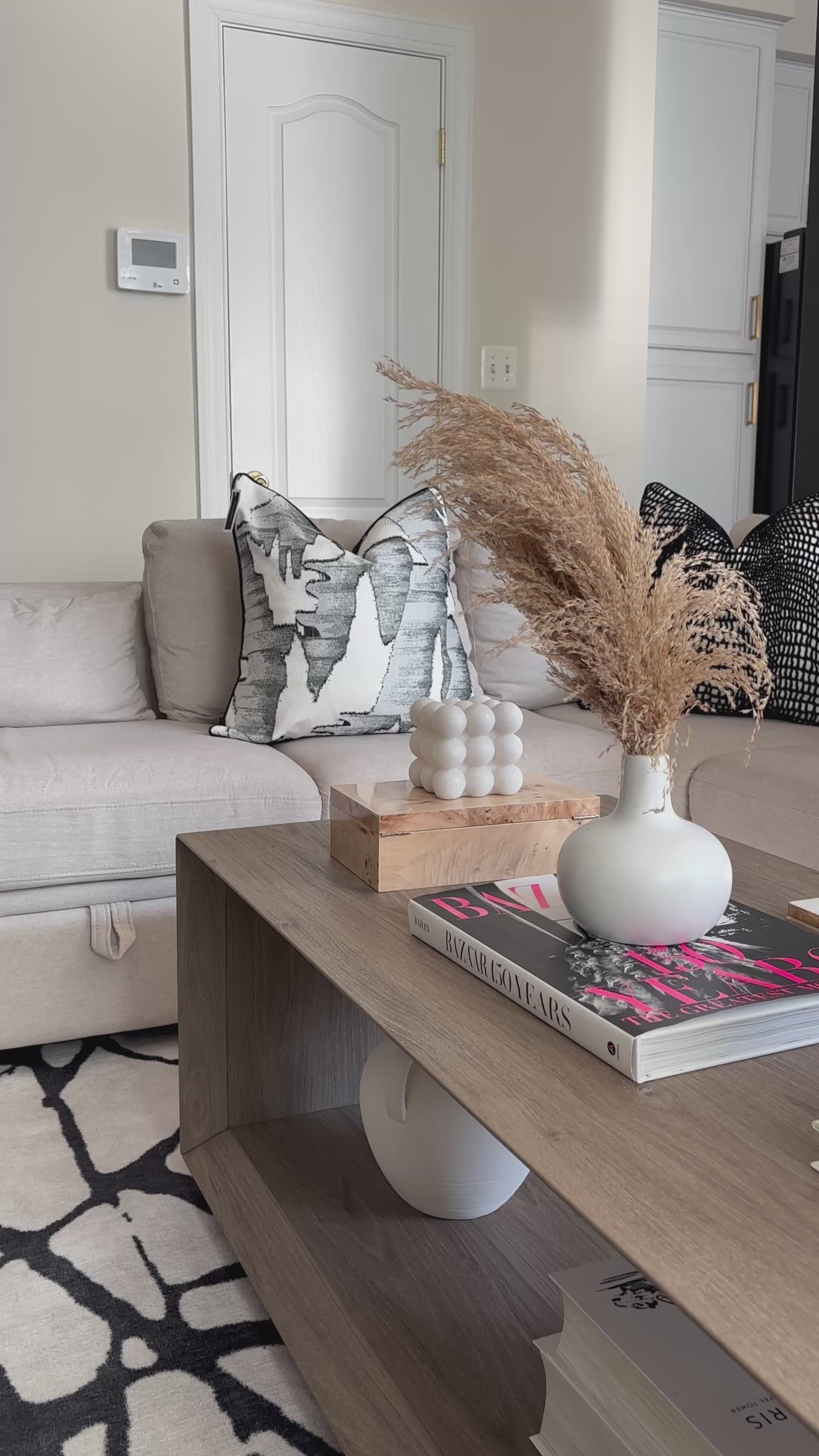 Noir Maze | Luxury Throw Pillow Covers – Brittany Christina Home