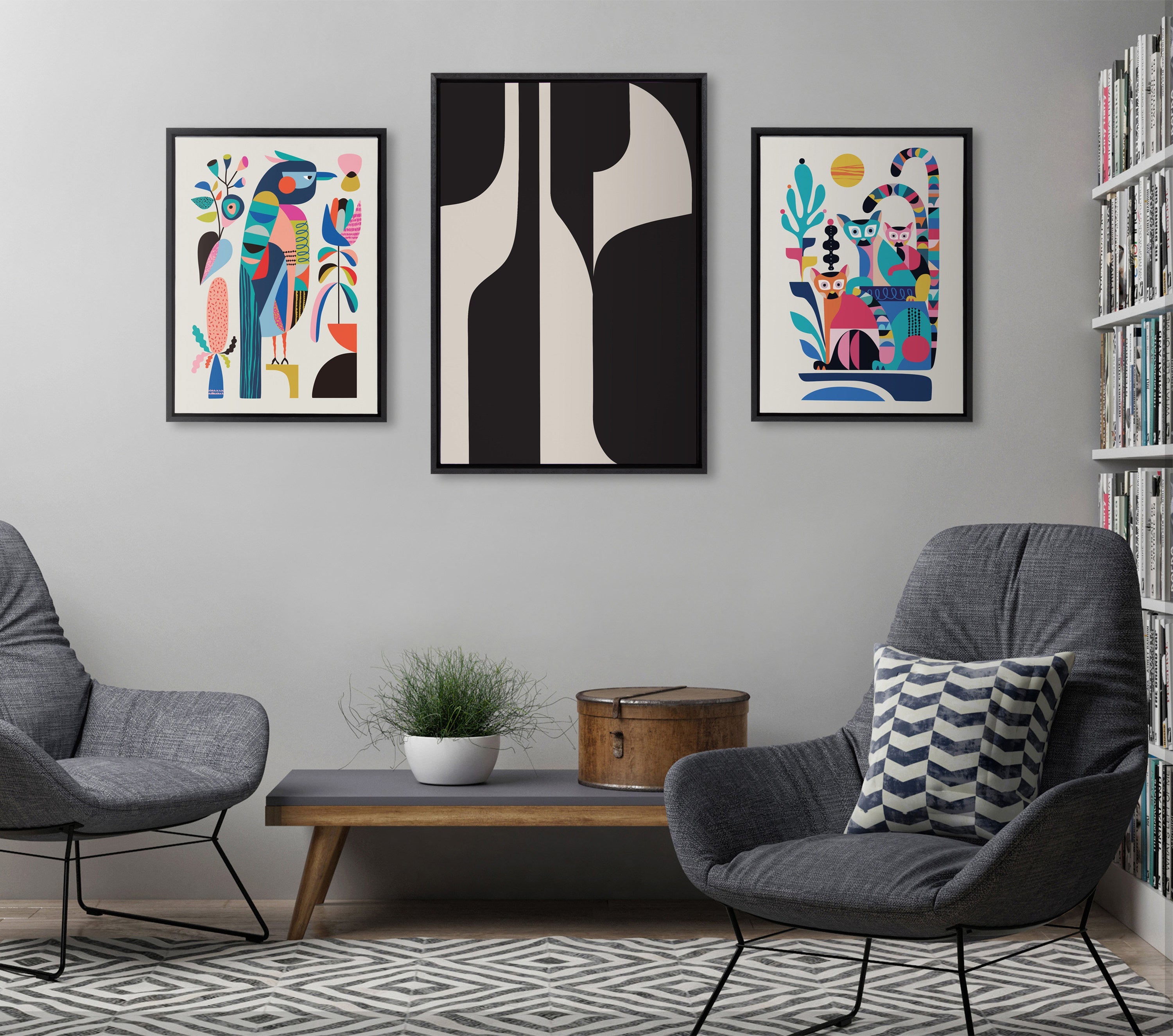 Balance Framed Canvas