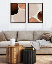 Dialogue I & II Framed Canvas Set